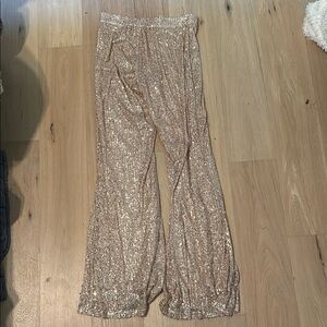 Saints and hearts sequin pants